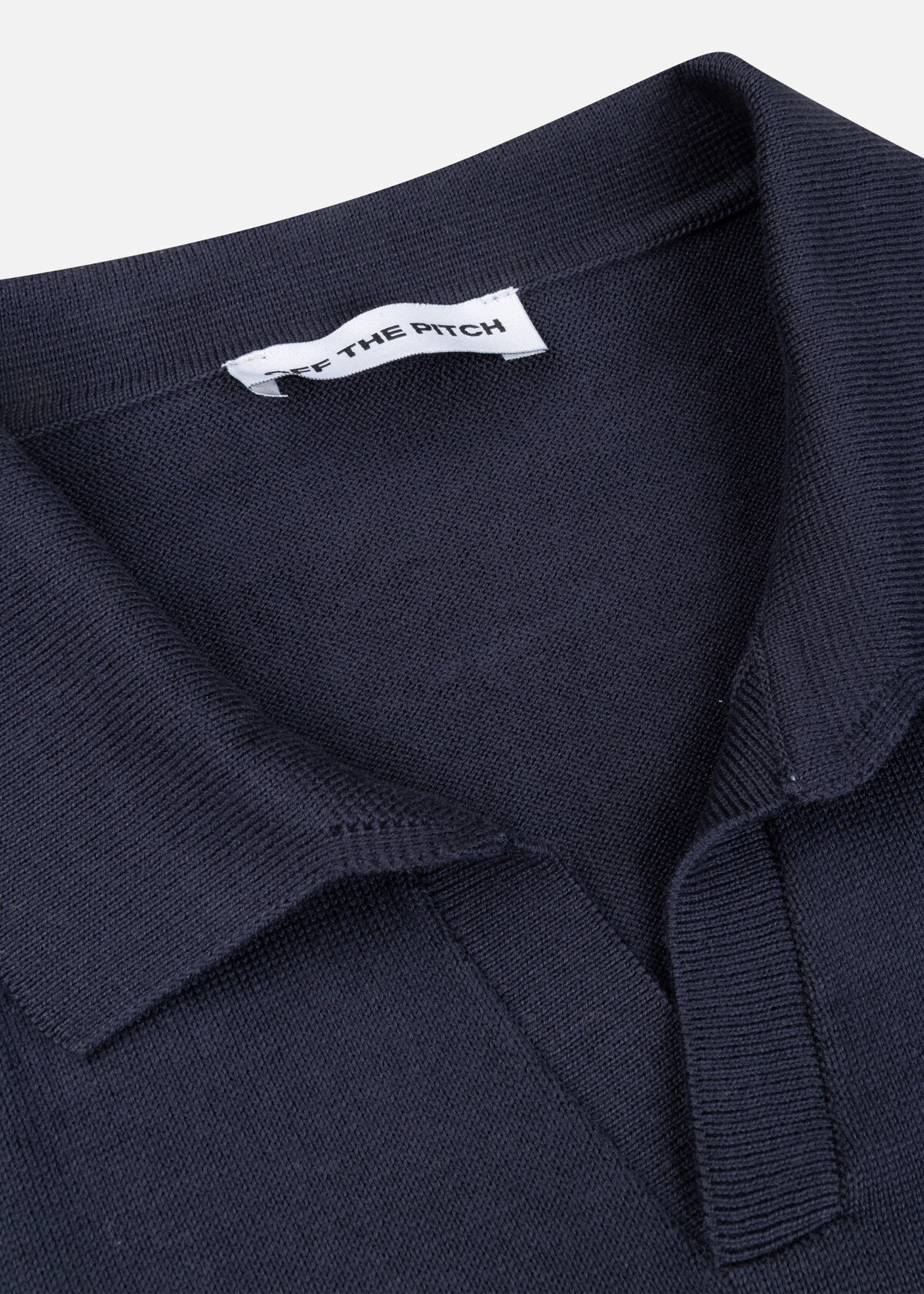 Smart Knitted Polo, Navy, hi-res