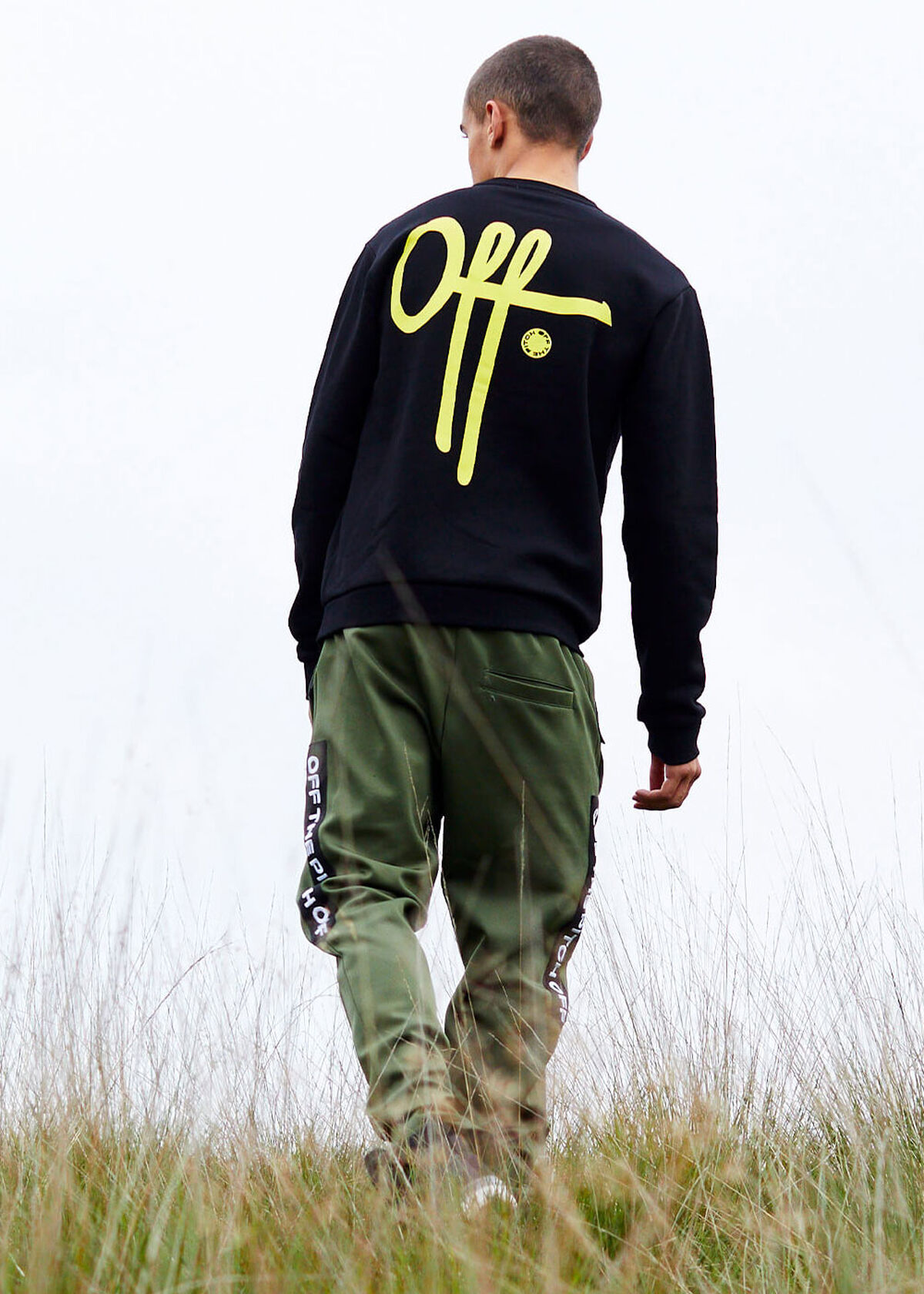 Fullstop Crew, Black/Yellow, hi-res
