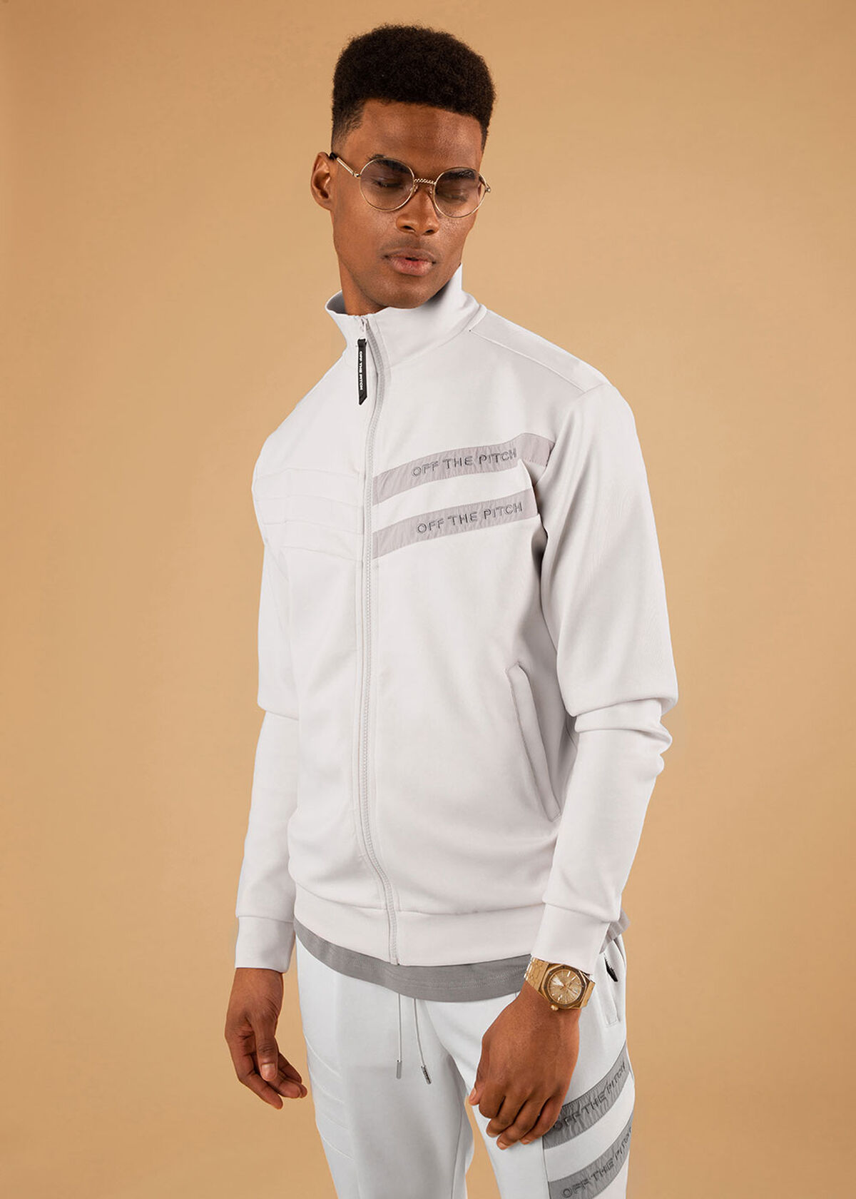 The Mercury Jacket - Black - 92% Polyester 8% Elas, Light Grey, hi-res