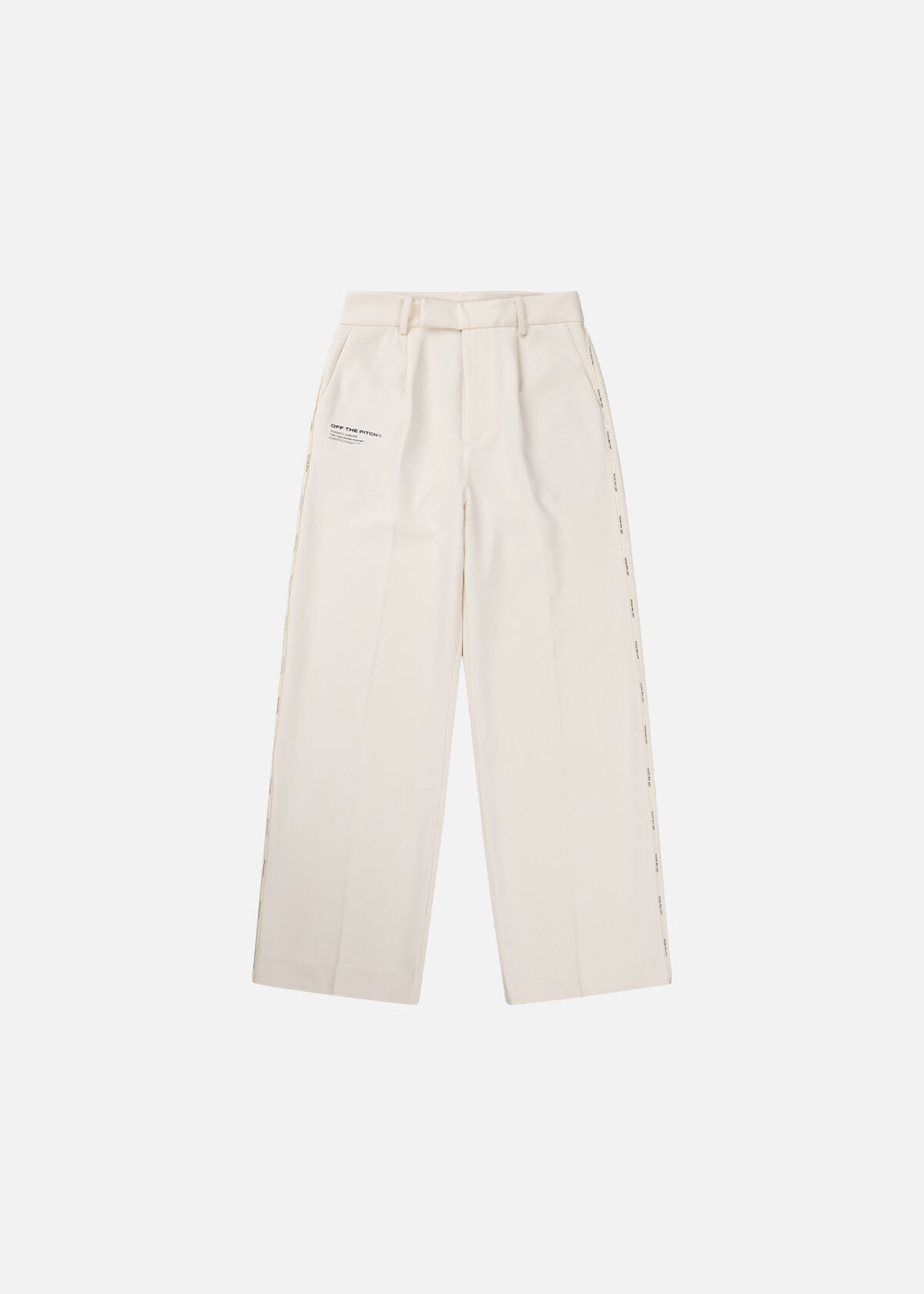 Pleated smart trousers, Off white, hi-res