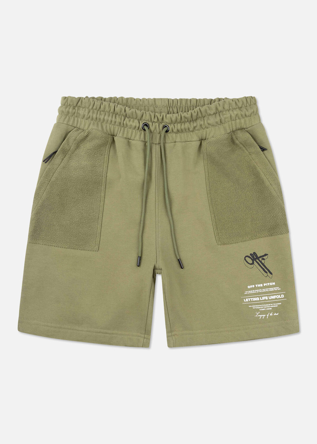 Unfold Sweatshorts, Dark green, hi-res