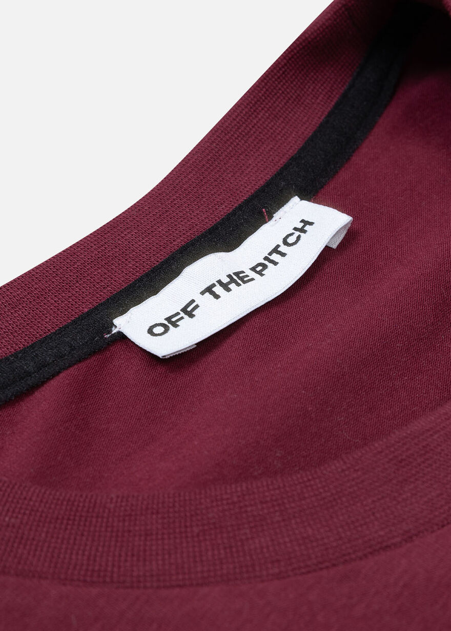 Slim Fit Tee Backburn Flash, Bordeaux, hi-res