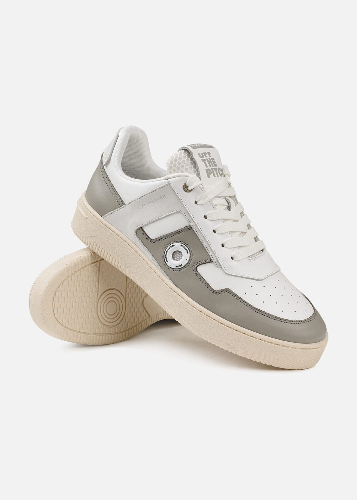 Sky Force - Leather / Nubuck, Grey/White, hi-res