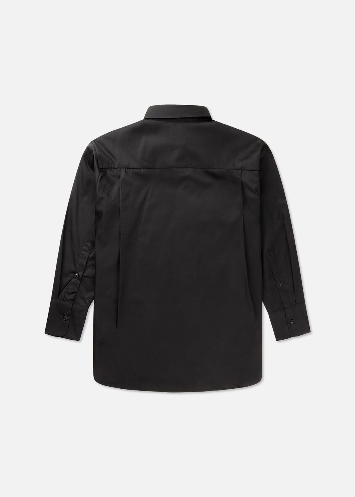 Oversized Chalk Shirt Women, Black, hi-res