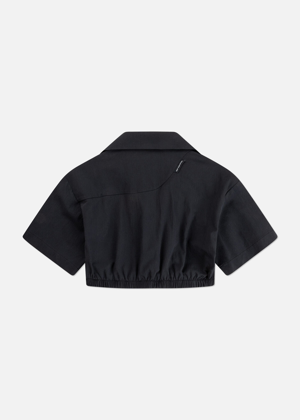 WMNS Cropped Shirt, Black, hi-res