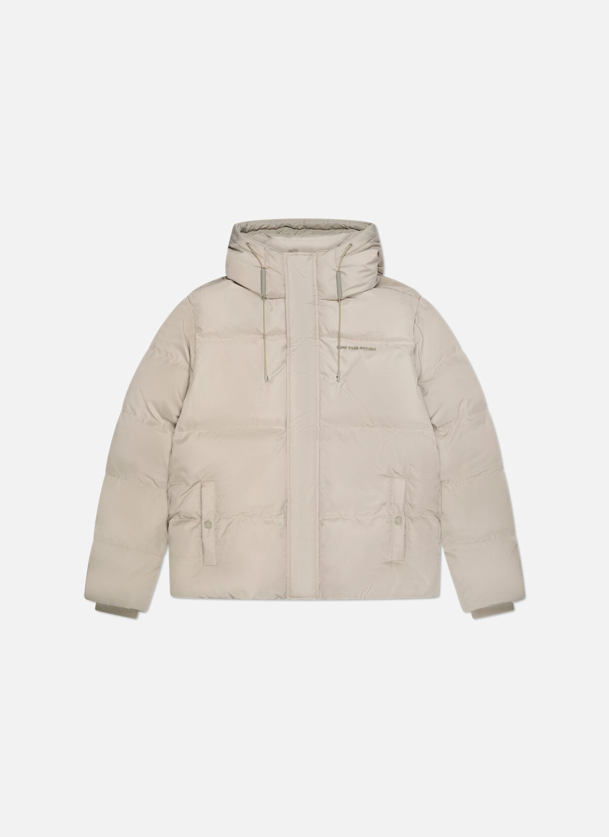 Hooded Short Jacket, Silver, hi-res