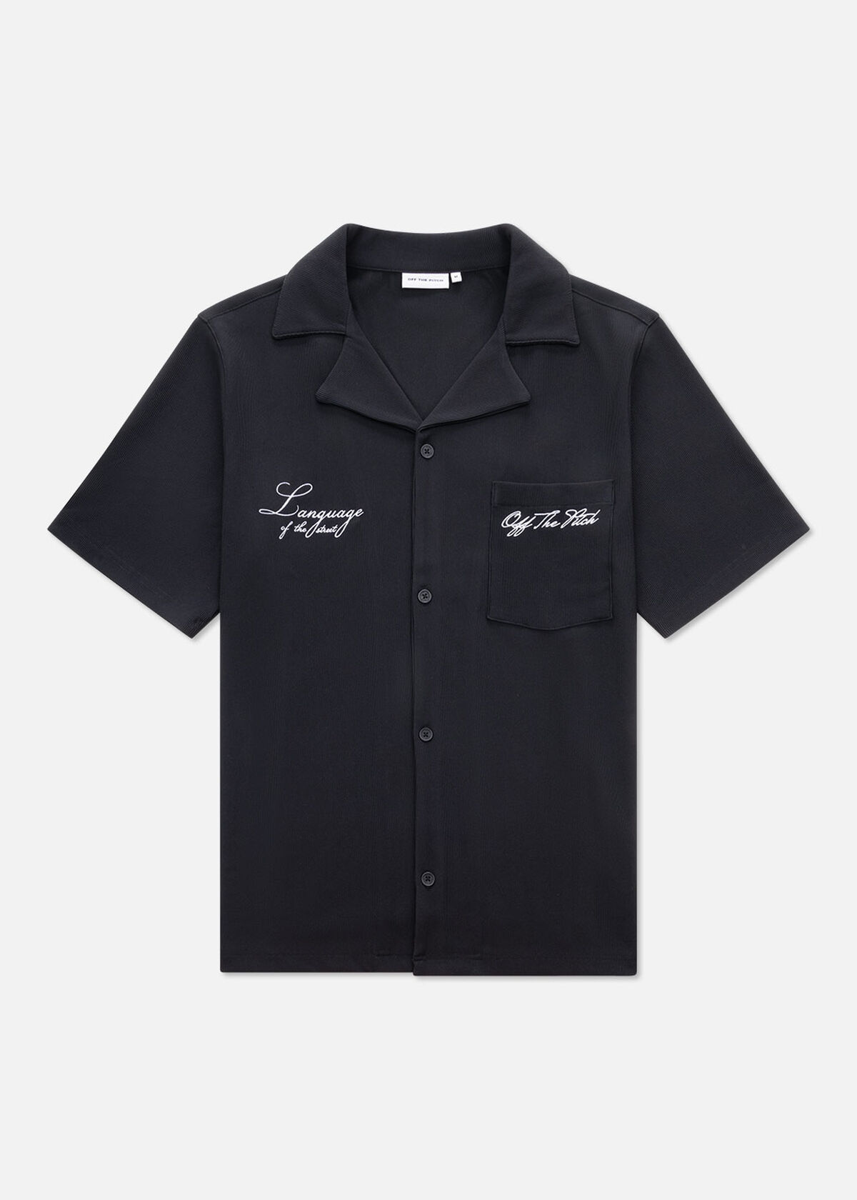 Double Script Shirt, Black, hi-res