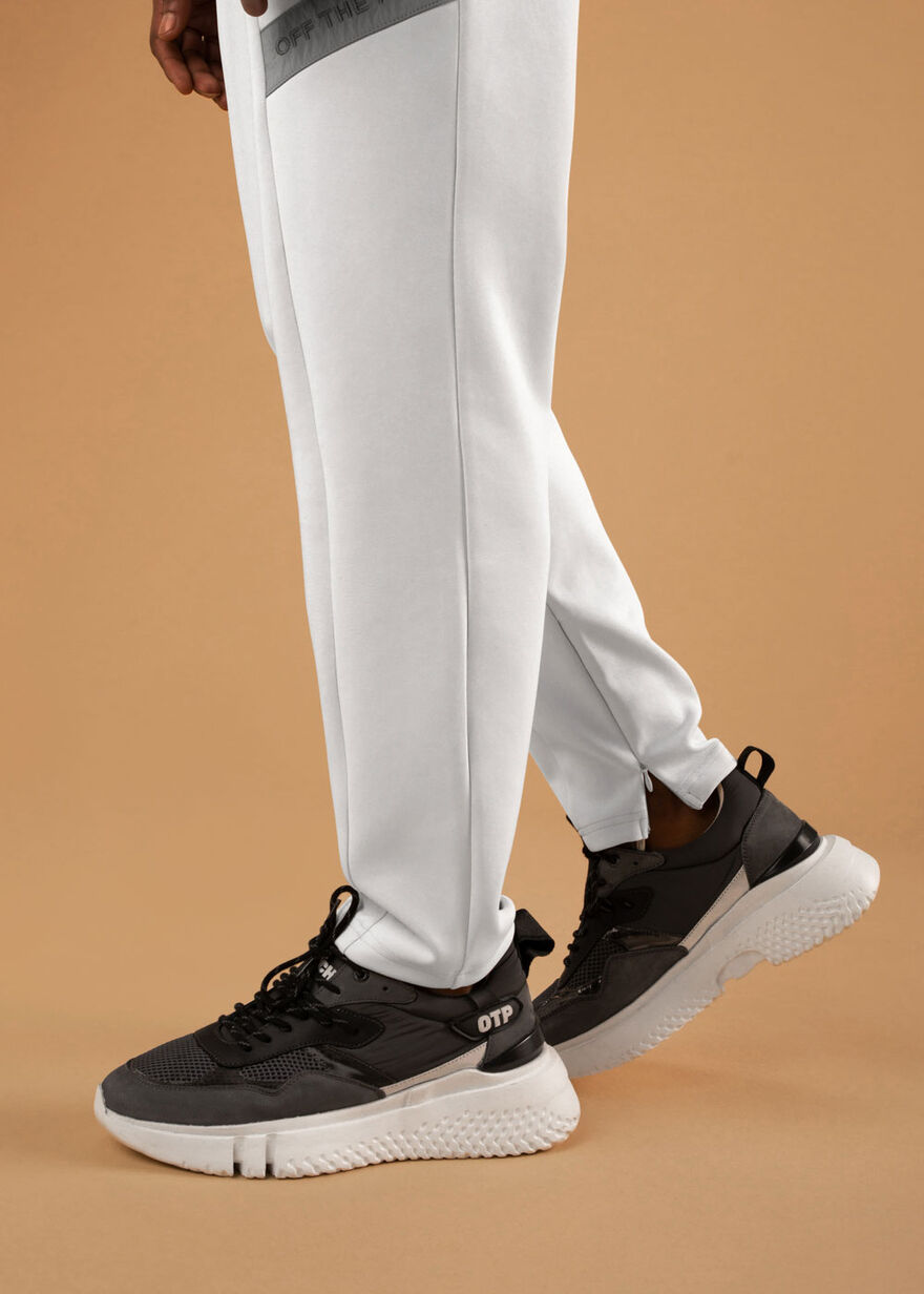 Crunch Runner 2.0 - Grey - Leather/Nylon/Mesh, Grey, hi-res