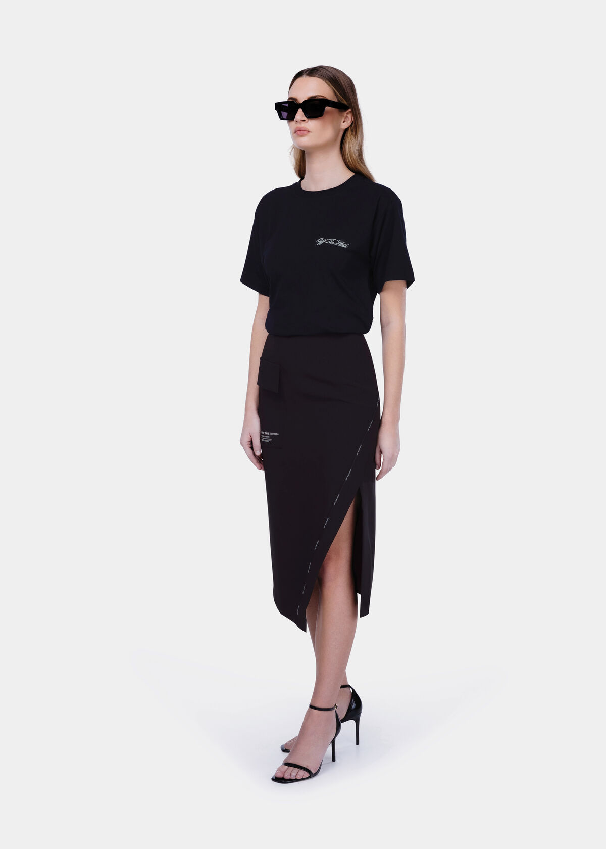 Script Regular T shirt, Black, hi-res