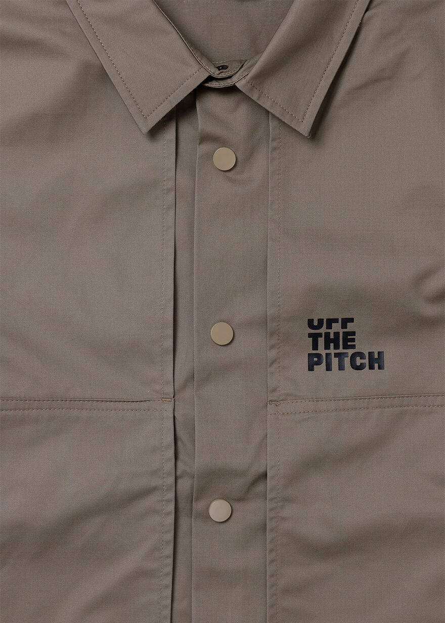 Double Layered Overshirt, Crème, hi-res