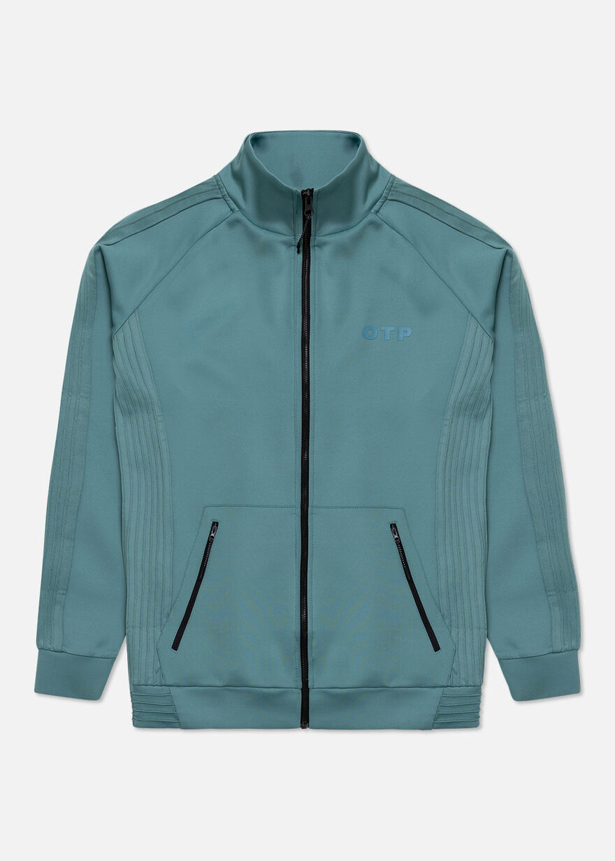 College Track Jacket, Turquiose, hi-res
