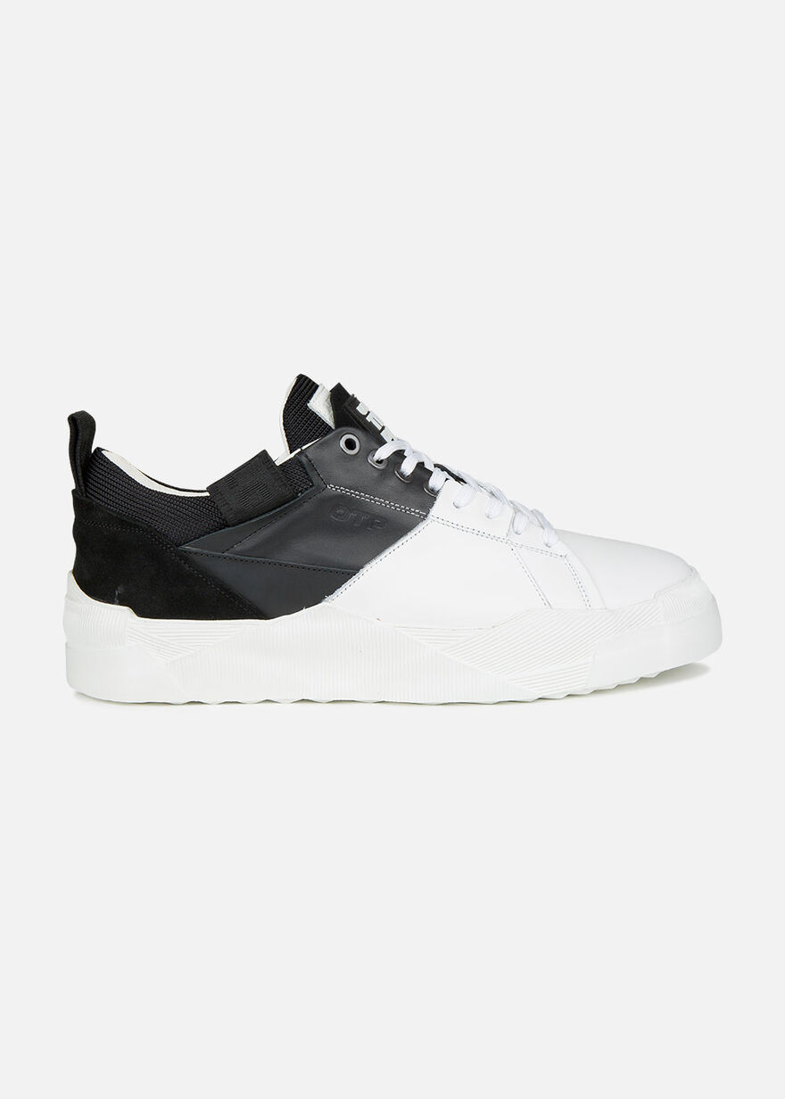 Slice - White/Black - Leather, White/Black, hi-res