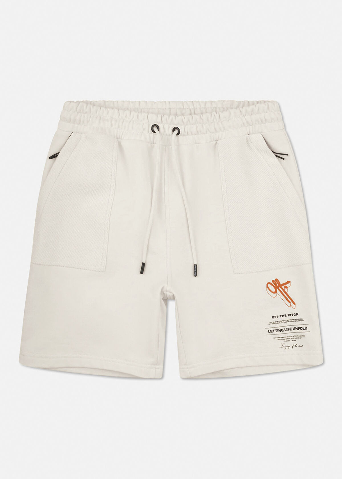 Unfold Sweatshorts, Off white, hi-res