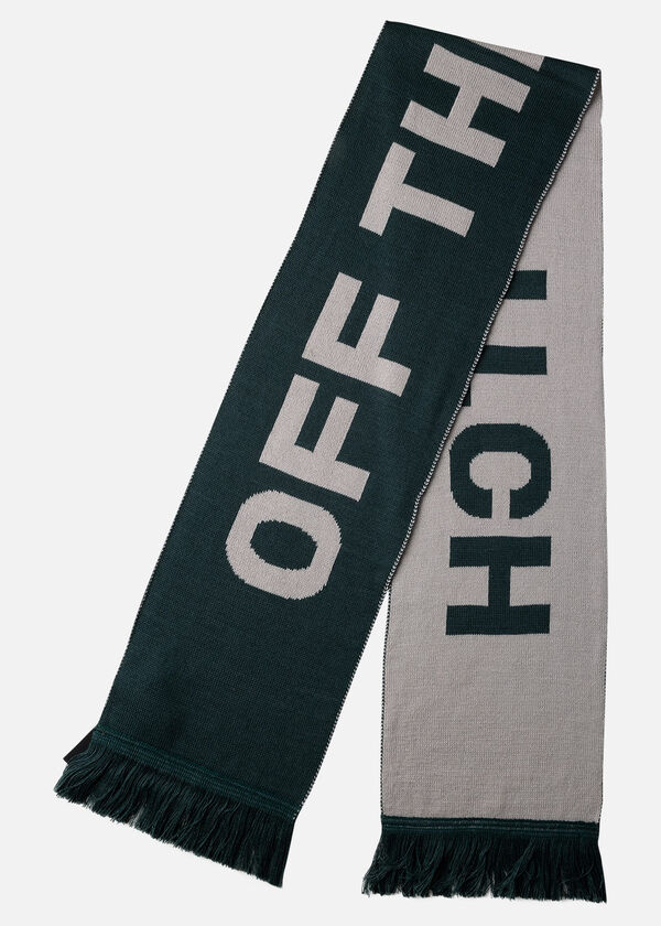 Double Faced Wool-Blend Scarf