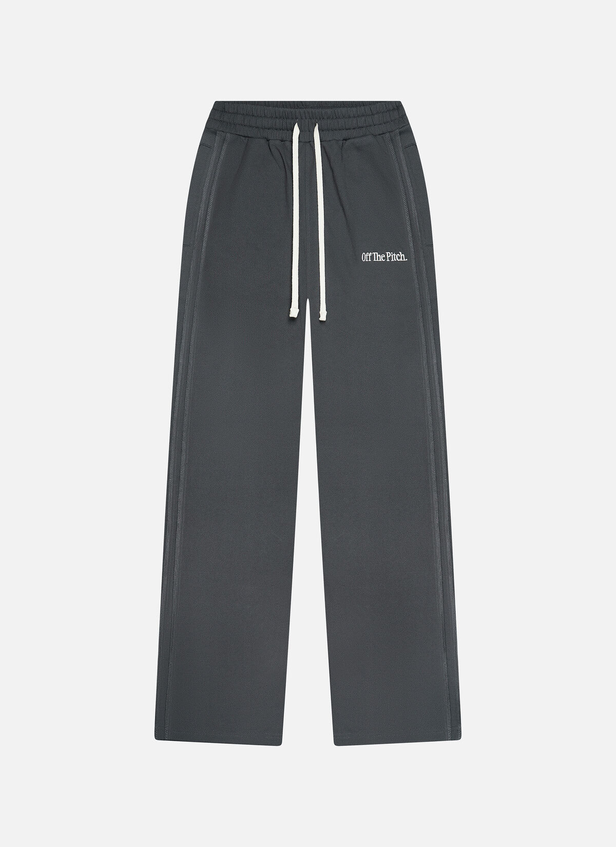 Raw Edge Panel Pants, Dark grey, hi-res