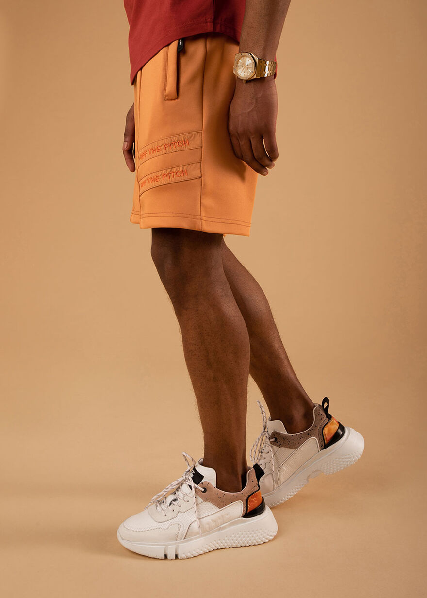 The Mercury Short - Black - 92% Polyester 8% Elast, Orange, hi-res