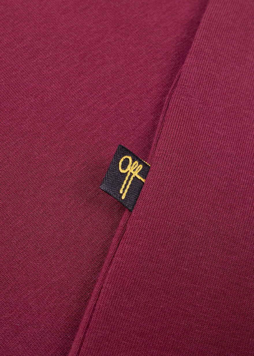 Slim Fit Tee Backburn Flash, Bordeaux, hi-res