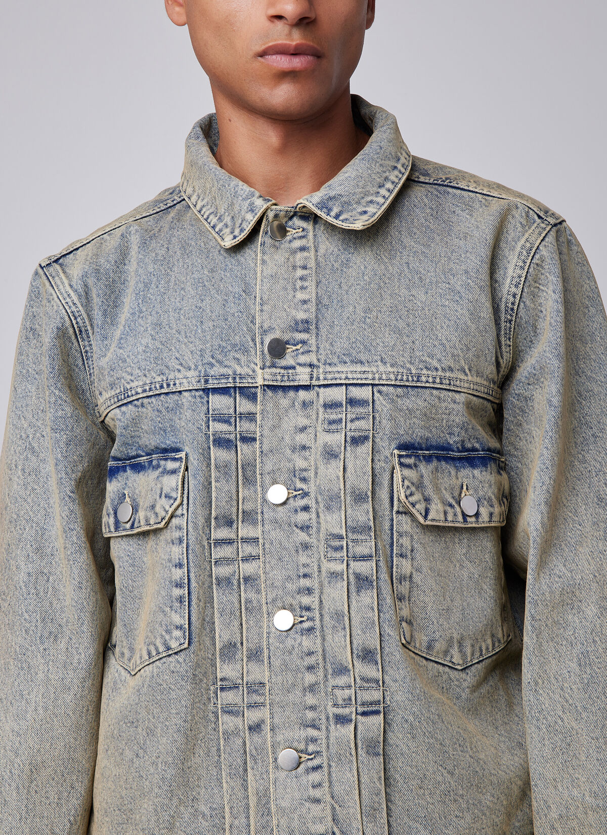 Bullet Denim Jacket, Sand, hi-res