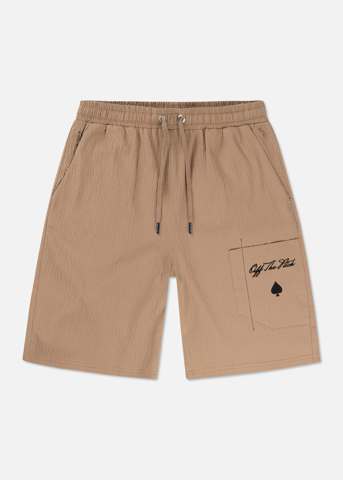 Script Ace Shorts, Cream/Bronze, hi-res