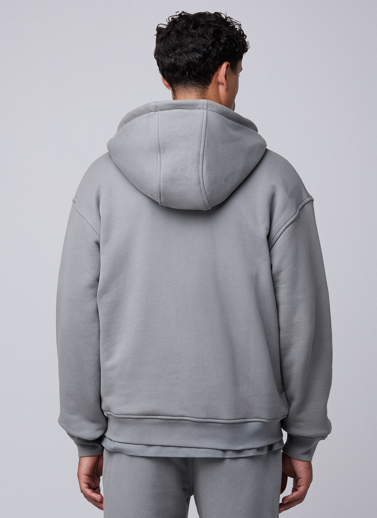 Wardrobe Essentials Full Zip, Ultimate Grey, hi-res