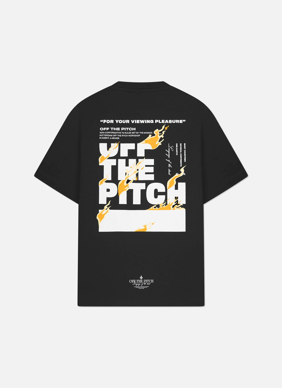 Lit Loose Fit Tee, Black, hi-res