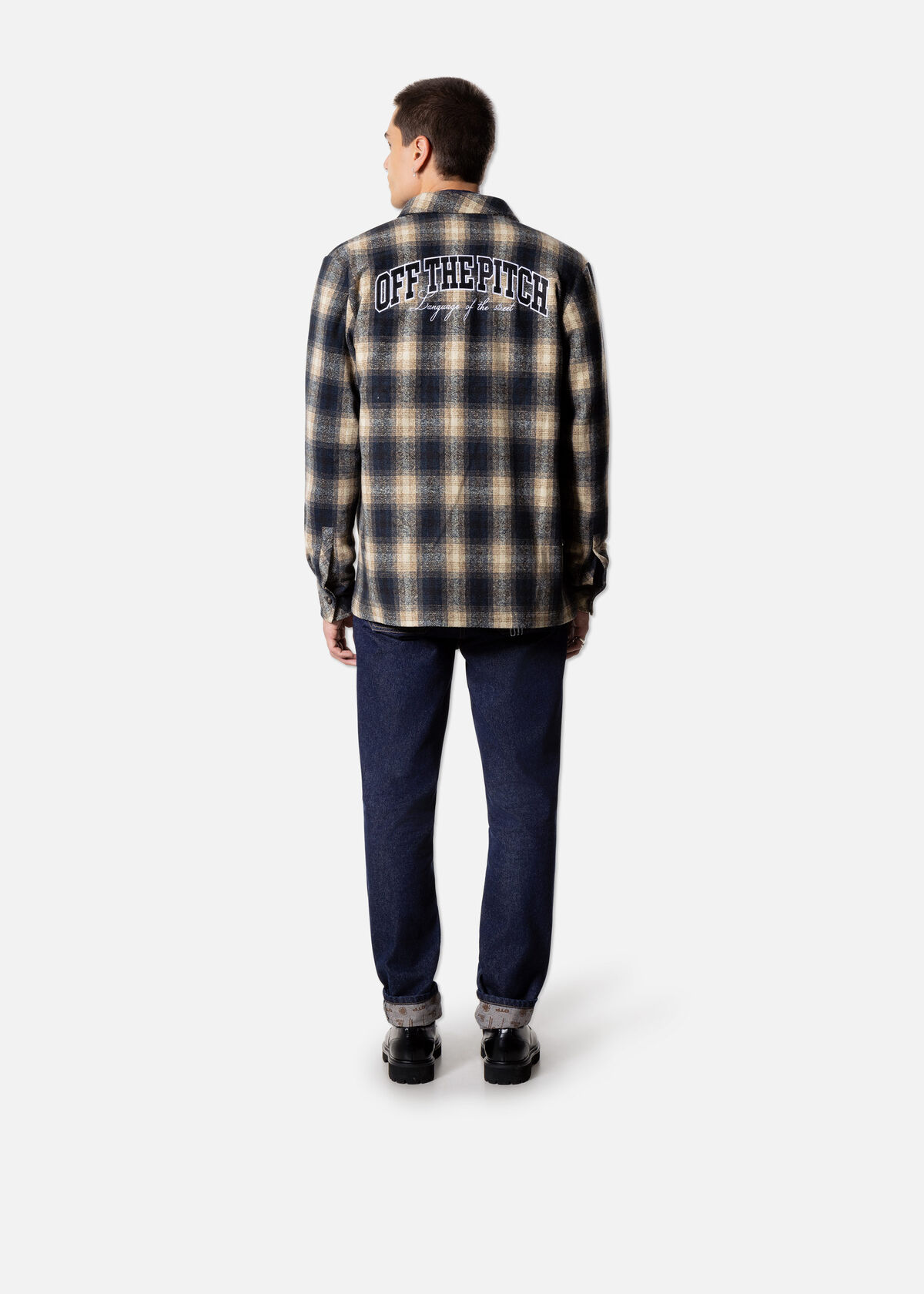 Checkmate Overshirt, Yellow, hi-res