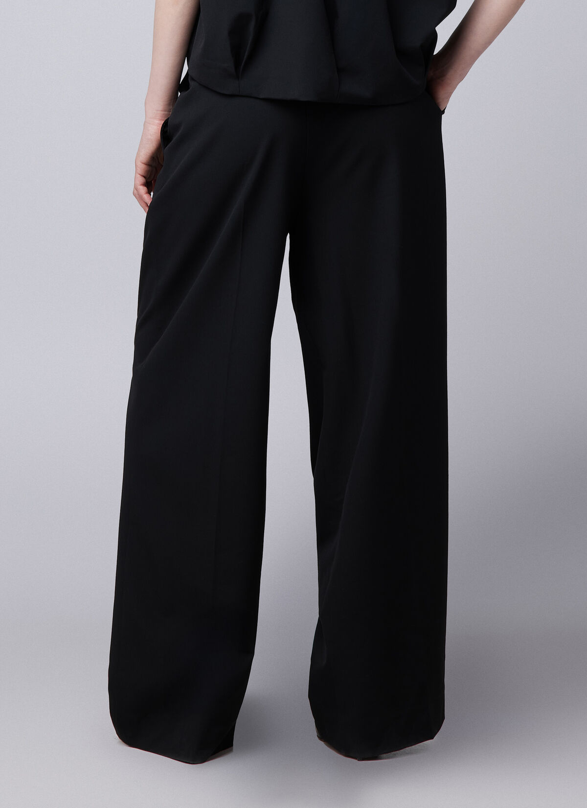 Folded Xan Pants, Black, hi-res