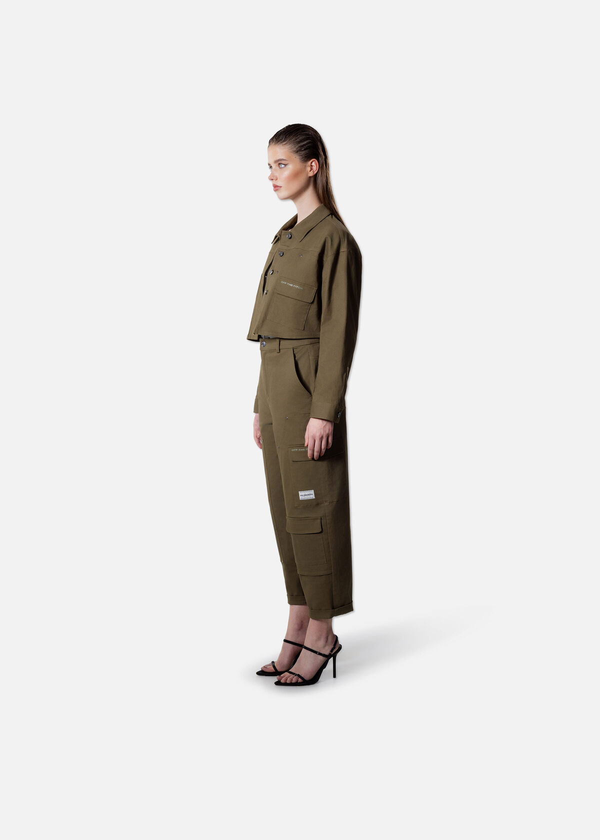 Carpenter Cargos, Dark green, hi-res