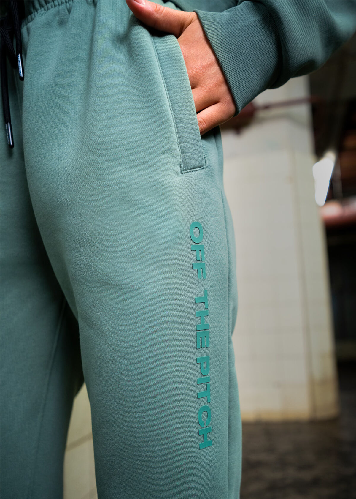 Comfort Sweat Suit Women - 100% Cotton, Forest Green, hi-res