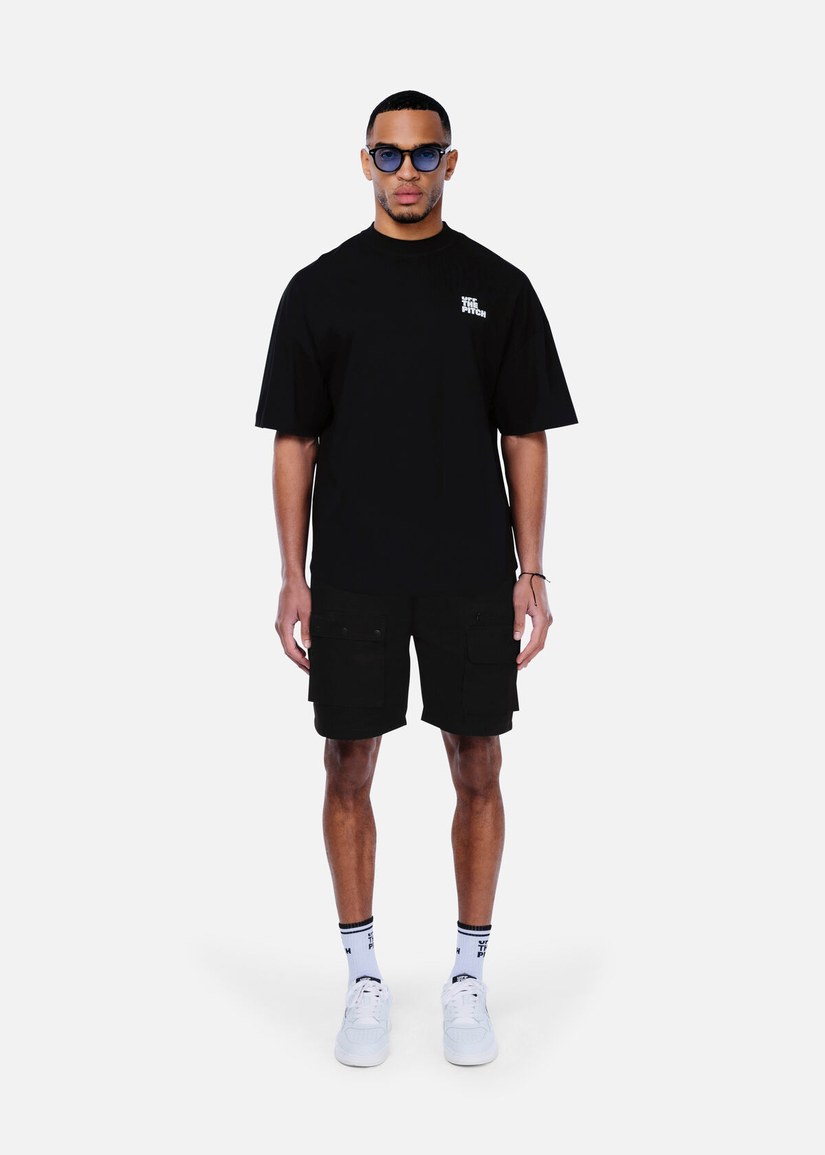 Carbon Oversized Tee, Black, hi-res