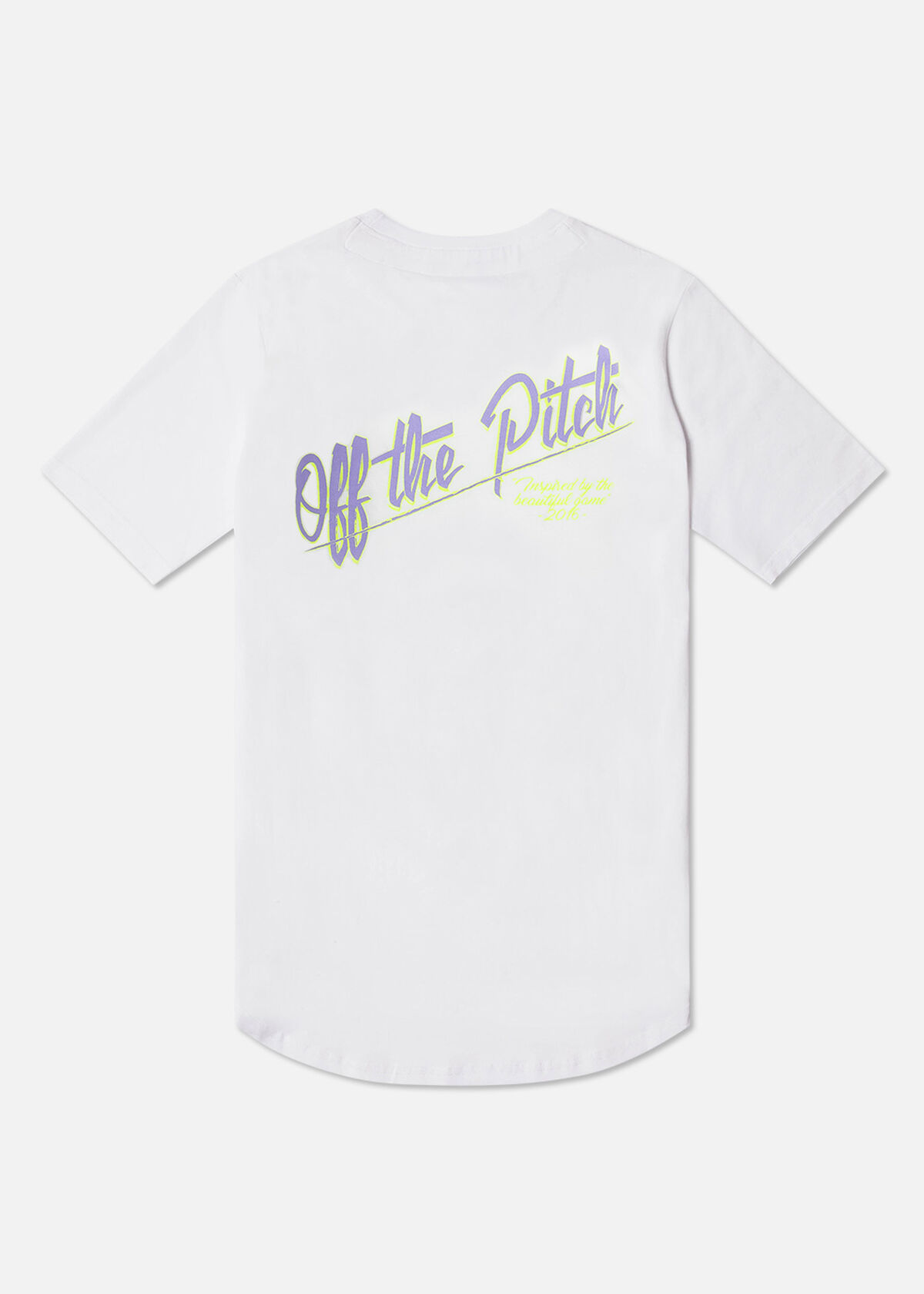 Script Tee, White, hi-res