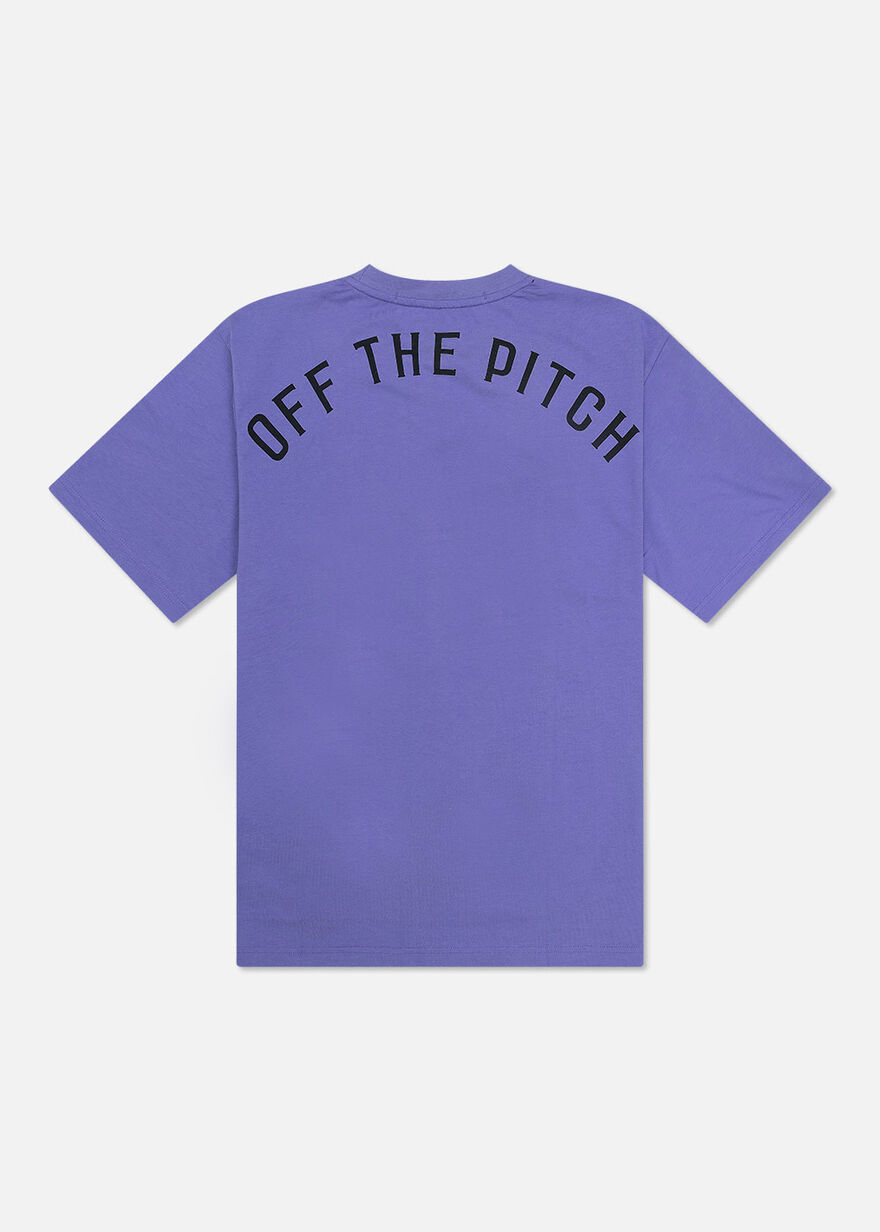 Loose Fit Pitch Tee - 100% Cotton, Purple, hi-res