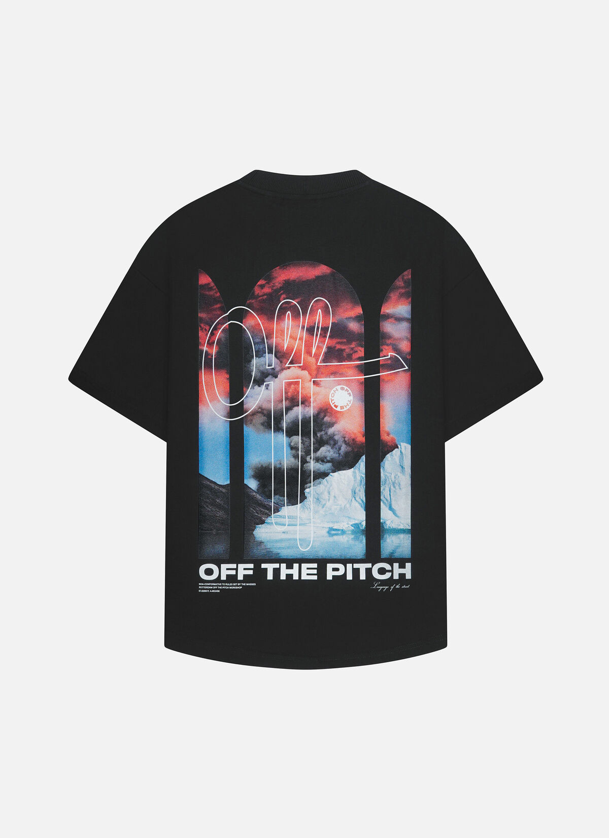 Blaze Oversized Tee, Black, hi-res