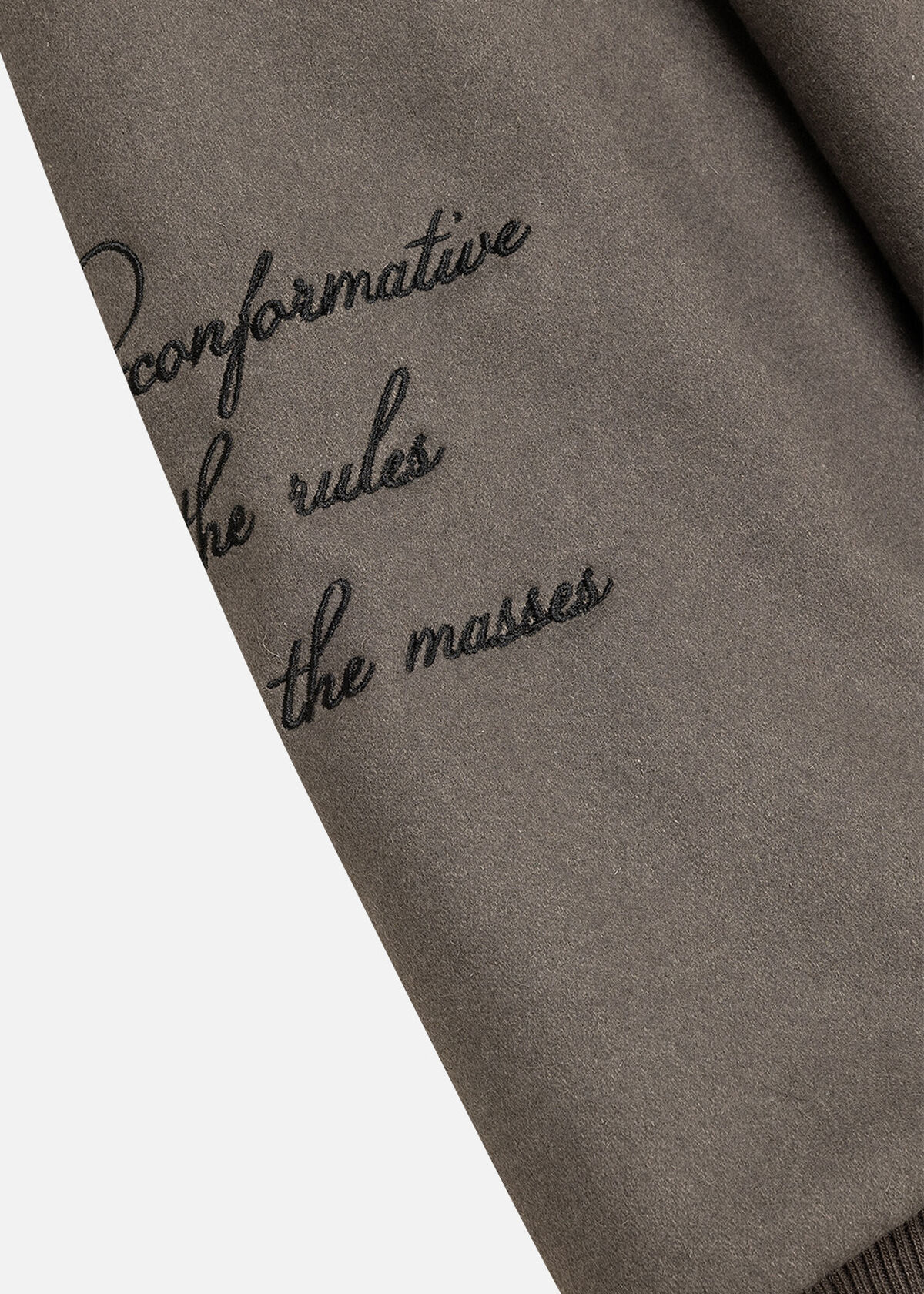 Graphic Varsity Jacket, Dark grey, hi-res