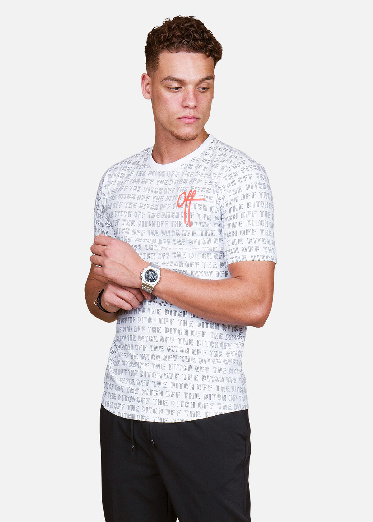 OTP Allover you Tee, White, hi-res