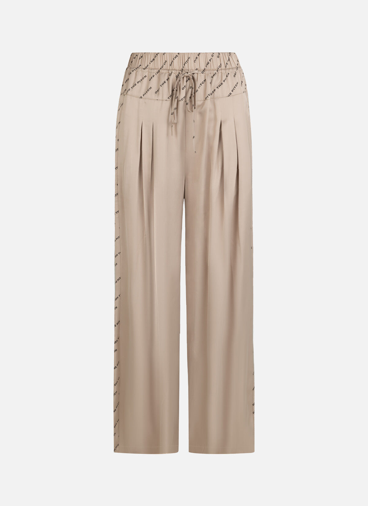 Satin Paige Pants, Sand, hi-res