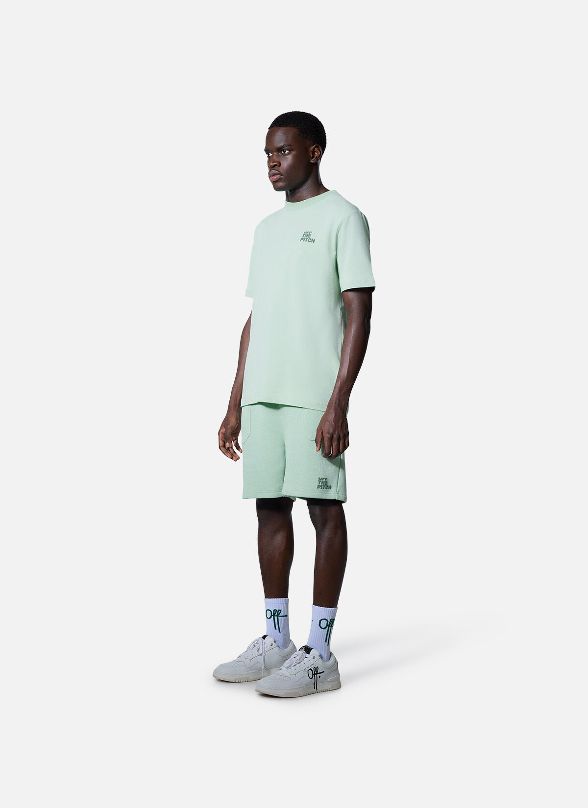 Landscape Regular Tee, Lime, hi-res