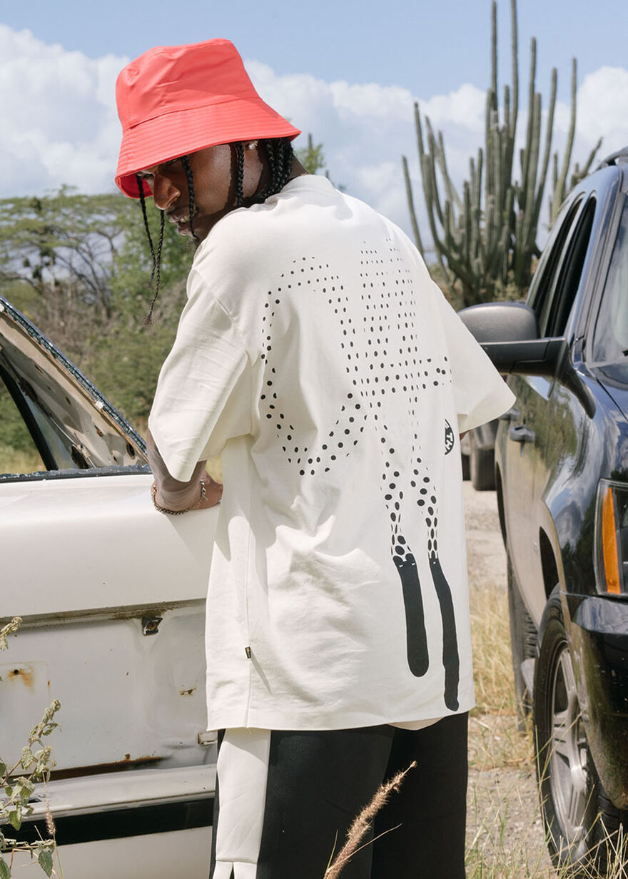 Opposite Oversized Tee, Sand, hi-res