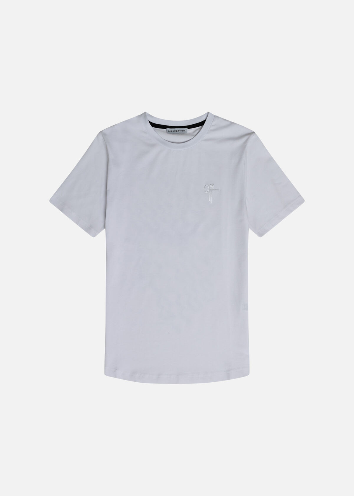 Gradient Backburn Slim Fit Tee, White, hi-res