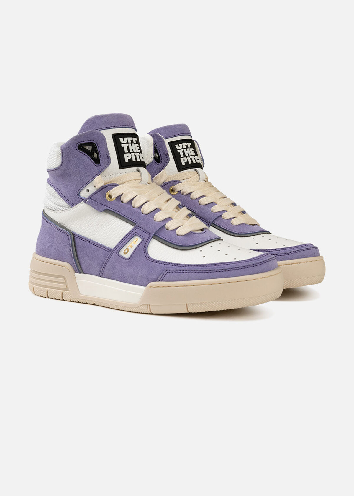 Basketta Hi - Silky Suede, Purple/White, hi-res