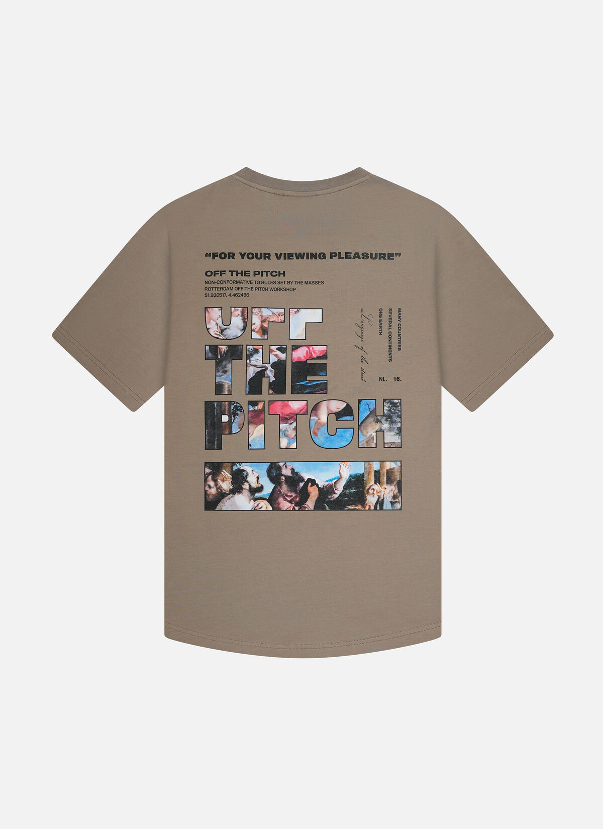 Saint Slim Fit Tee, Sand, hi-res