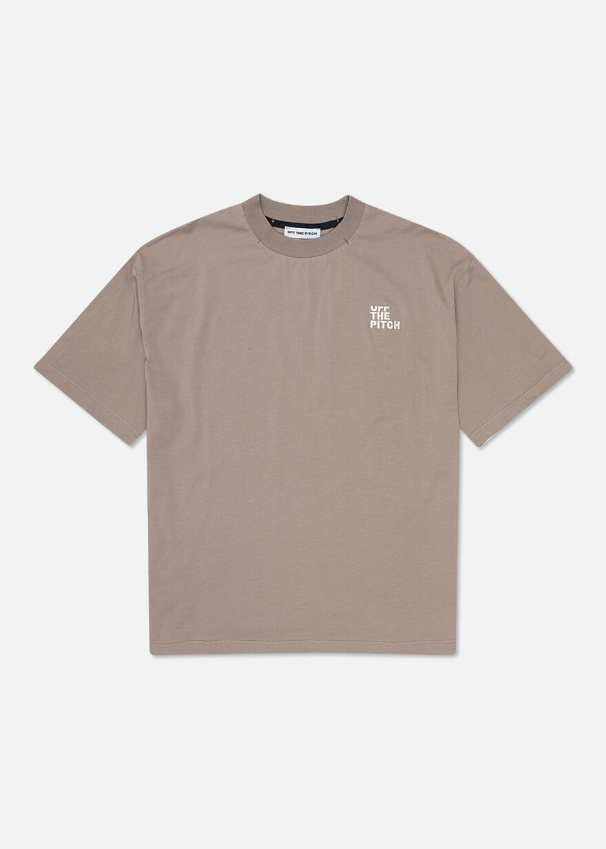 Loose Fit Pitch Tee - 100% Cotton, Sand, hi-res