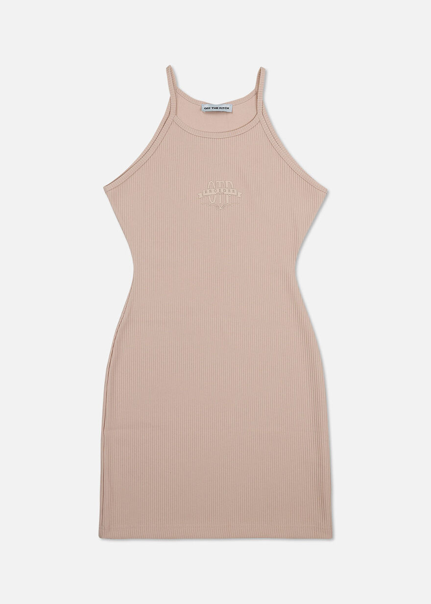 OTP BL Shoulderless Dress, Sand, hi-res