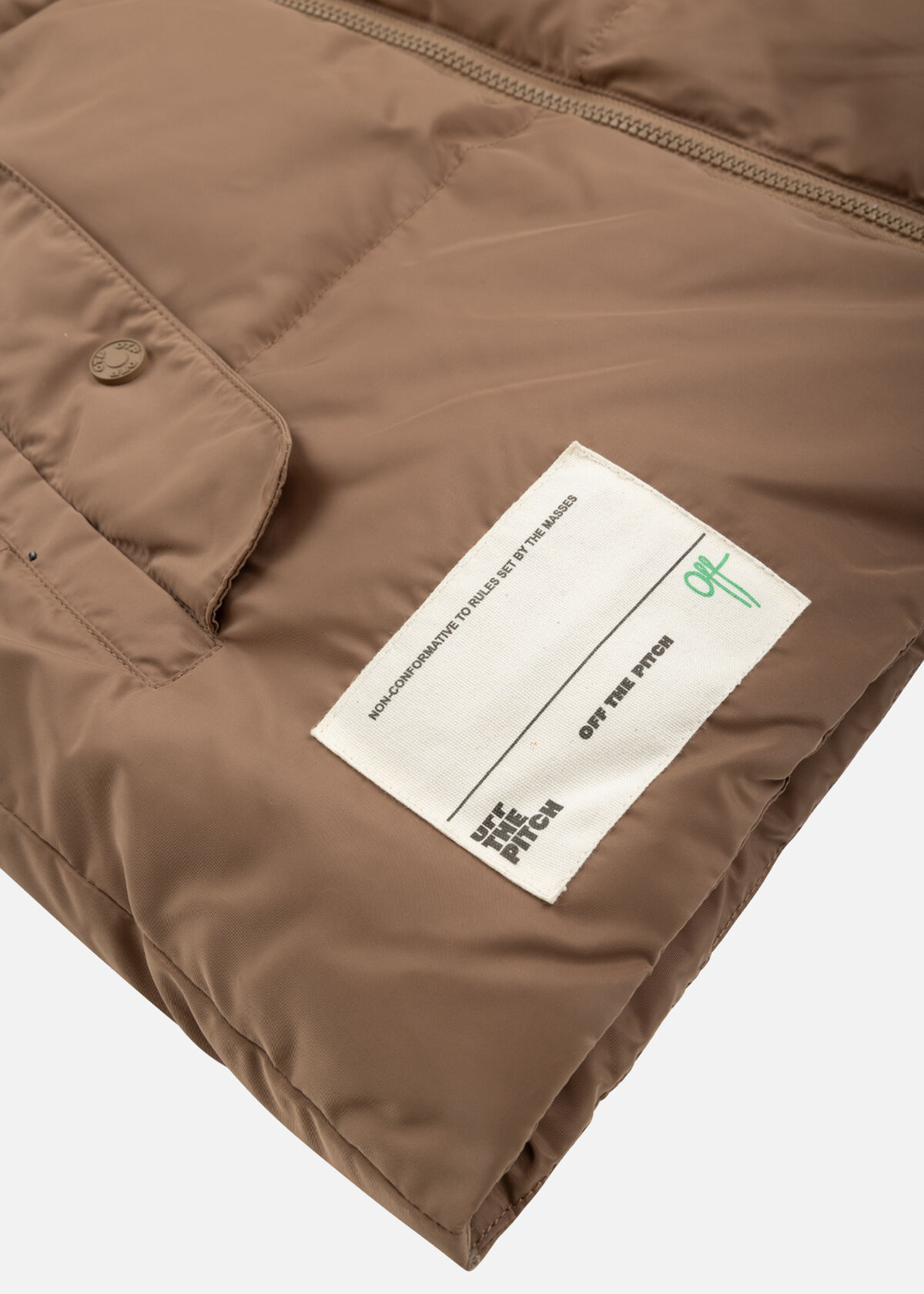 Padded Bodywarmer, Cream/Bronze, hi-res