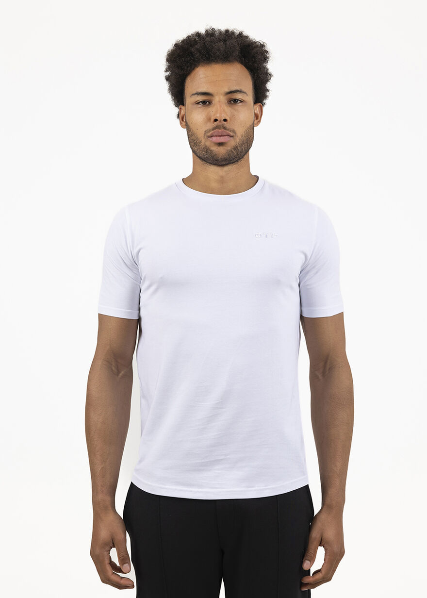 Fullstop Slim Tee 2.0 - 95% Cotton / 5% Elastane, White, hi-res