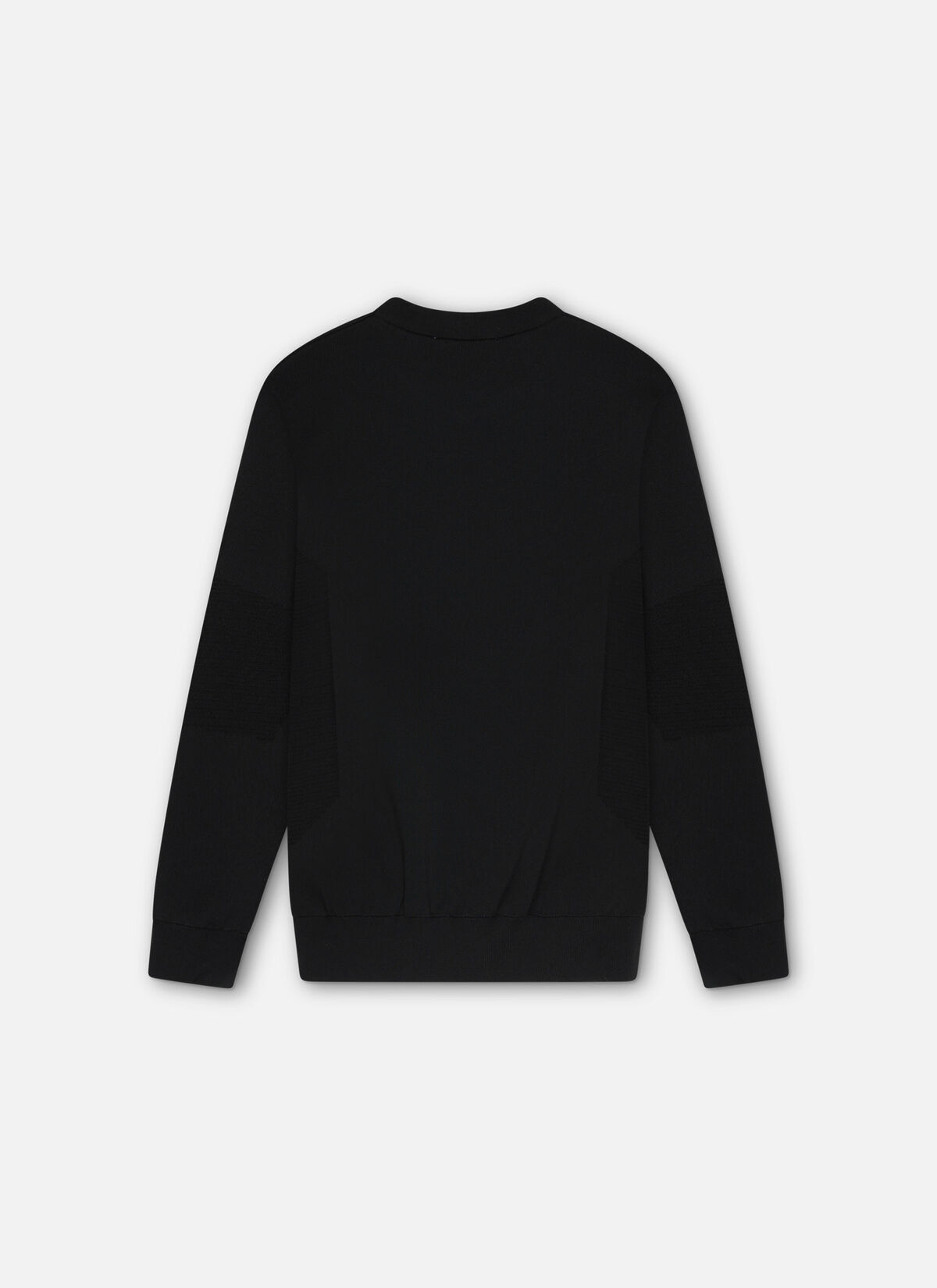 Knitted Sweatshirt, Black, hi-res