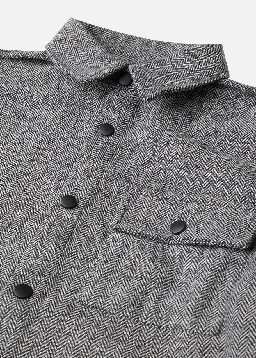 The Defender 1.0 Overshirt, Black/Grey, hi-res