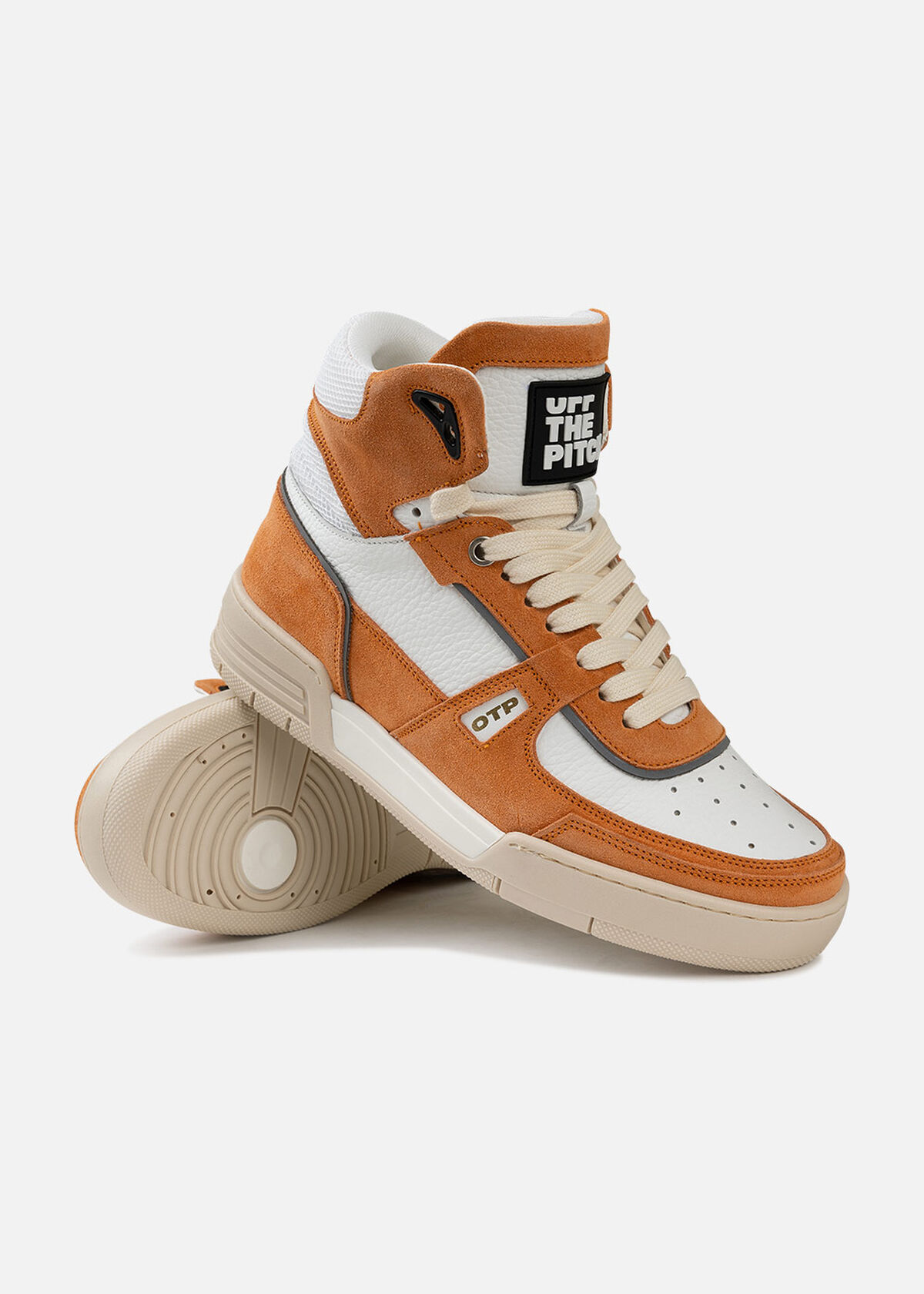 Basketta Hi - Silky Suede, Red/White, hi-res