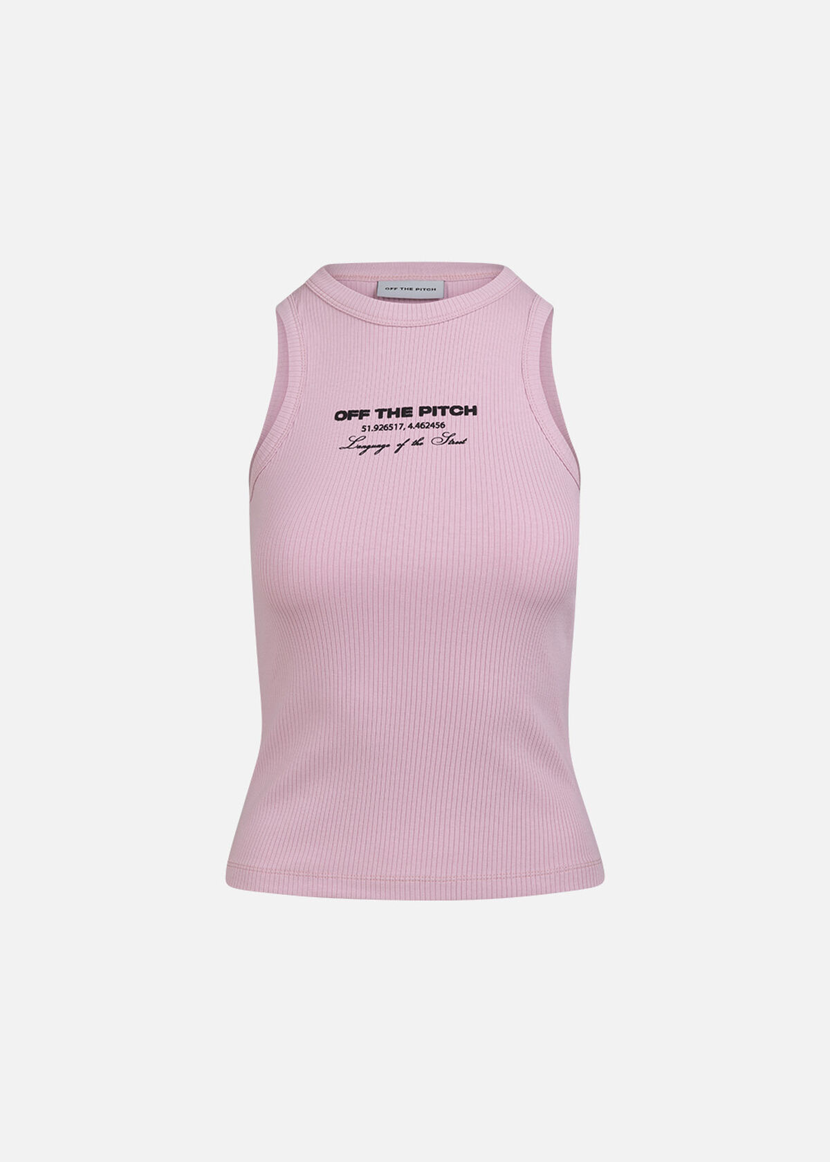 WMNS Rib Tanktop, Pink/Silver, hi-res