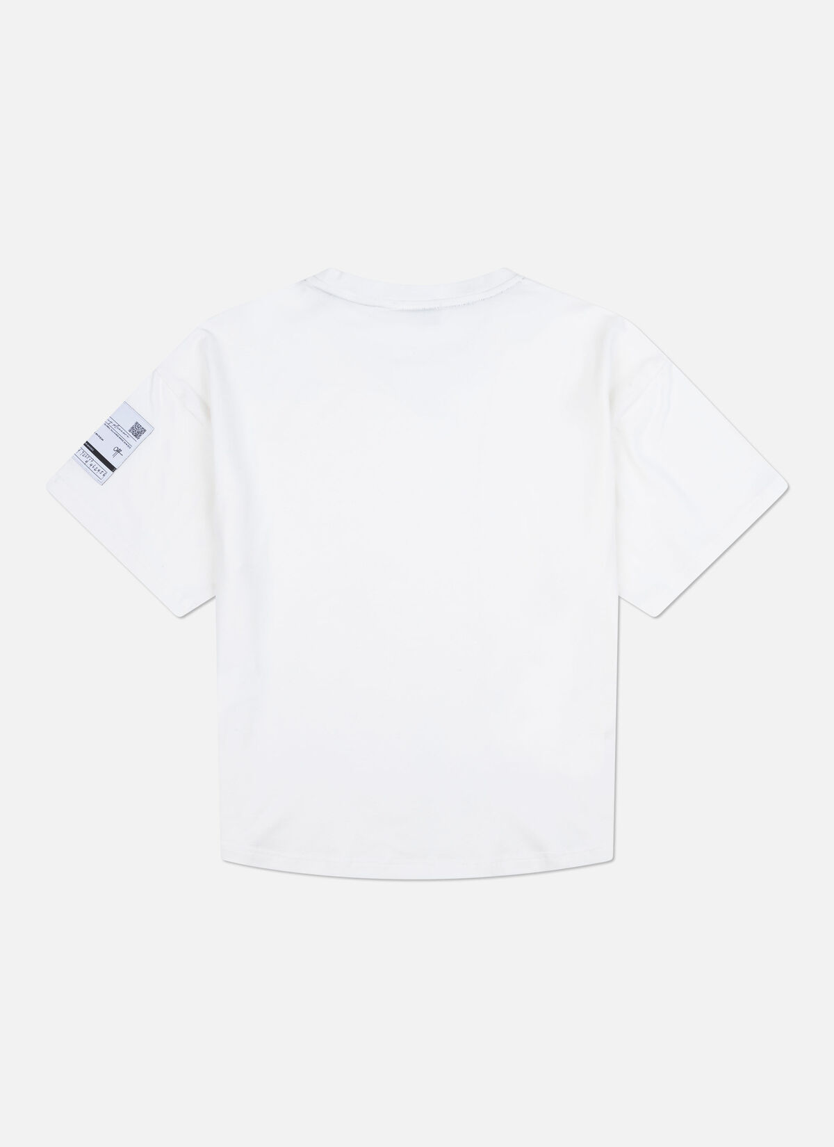 Relaxed Fit Retro collar tee, Off white, hi-res